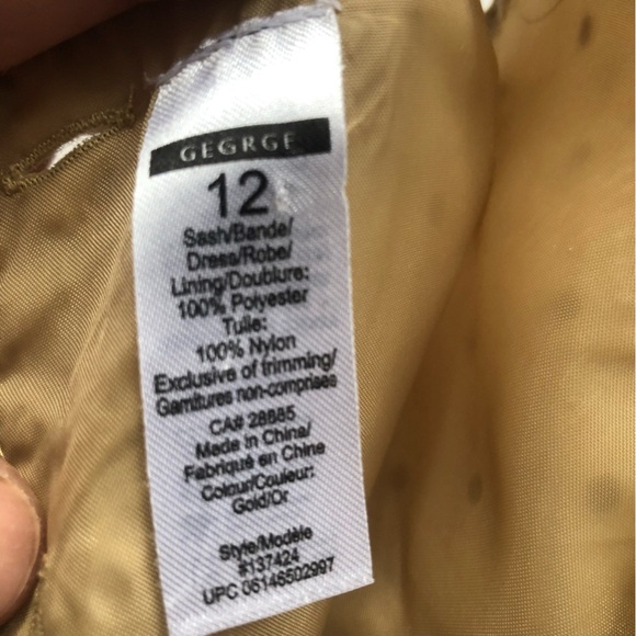 Gold Polka Dot Dress - Picture 9 of 9